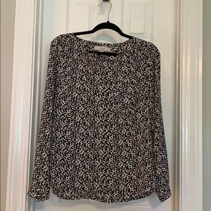 Ann Taylor Loft Cheetah Blouse